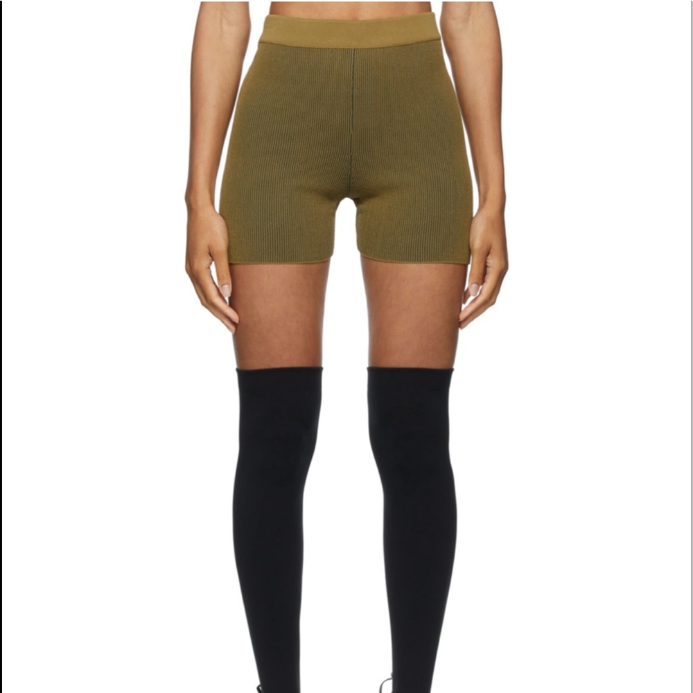 JACQUEMUS khaki ‘le shirt arancia’ shorts NWT